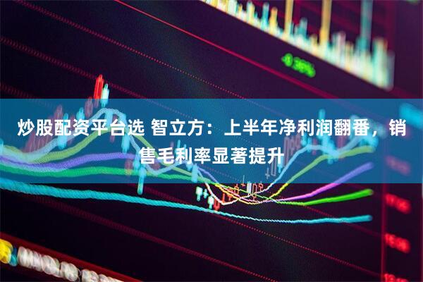 炒股配资平台选 智立方：上半年净利润翻番，销售毛利率显著提升